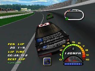 NASCAR 2000 (USA) In game screenshot